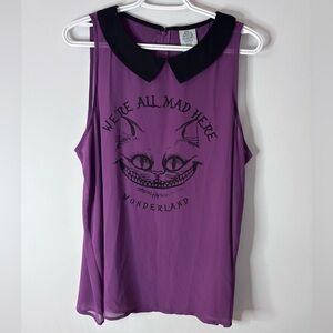 Disney Alice Through The Looking Glass Sleeveless Top